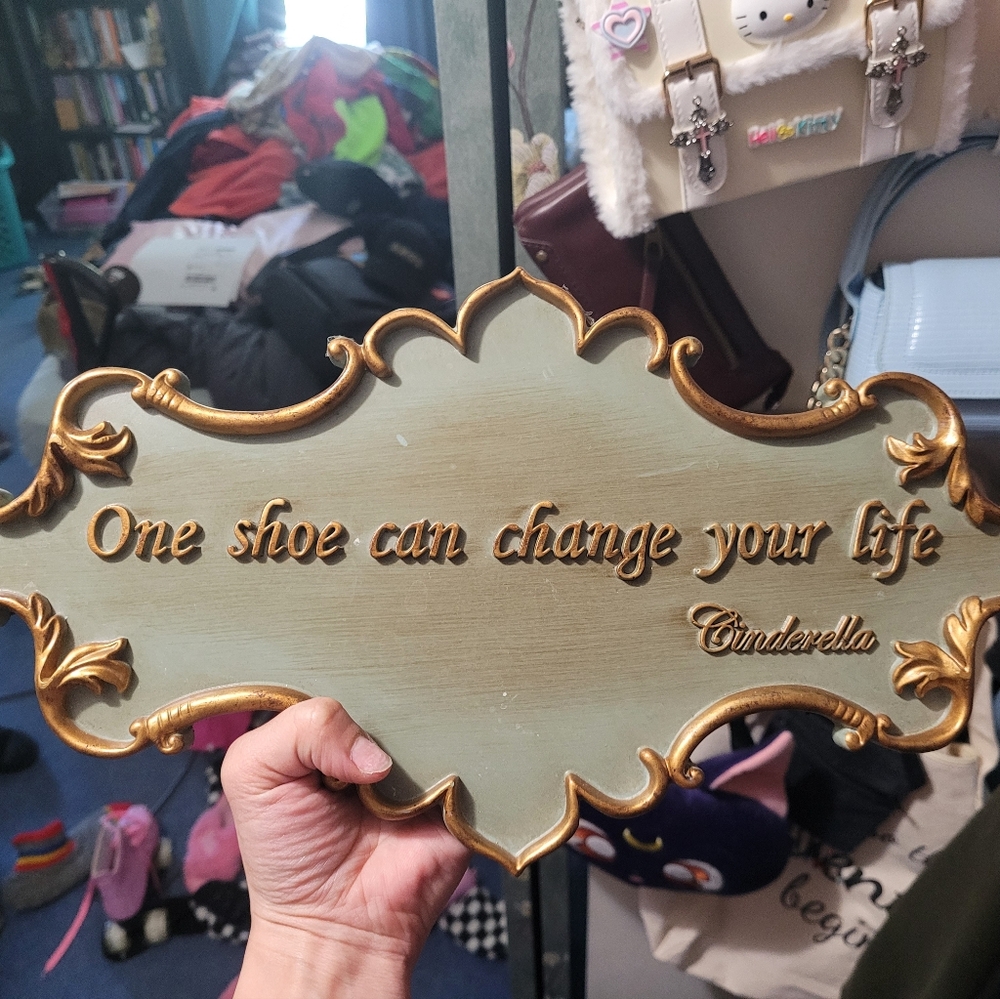 Disney Gold and Cream Art & Decals Wall Decor